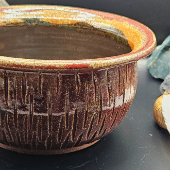 Brick Red Trinket Bowl